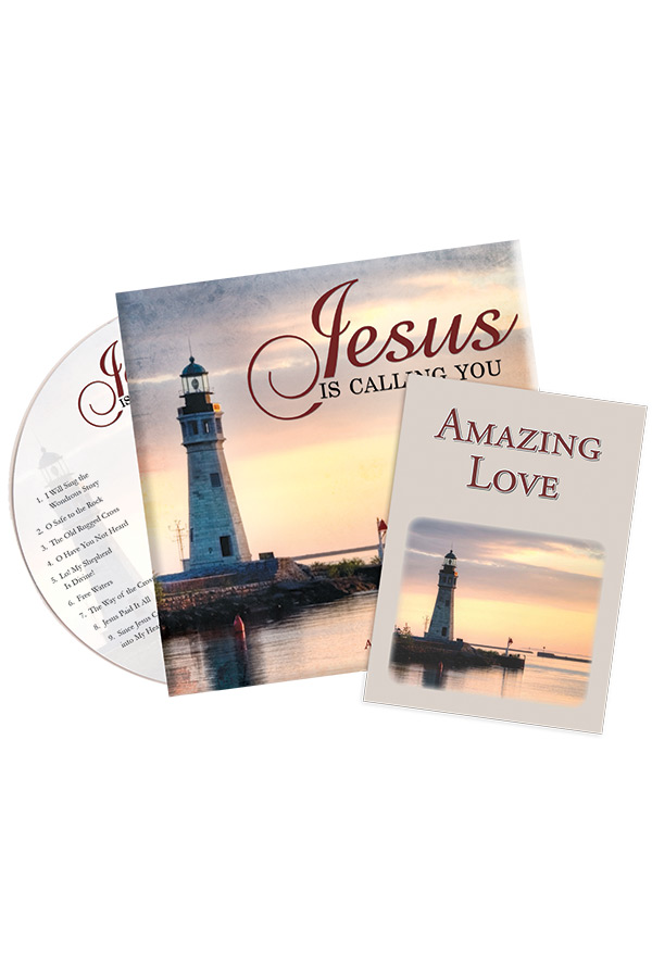 Jesus is Calling You CD in envelope with tract